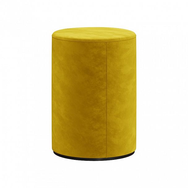 Пуф БОНО на регулируемой опоре арт. БН-5070 500*500*700 велюр цвет желтый кат.3 "Мягкая мебель для кабинета" ТК-002920003277 желтый - Вид 1