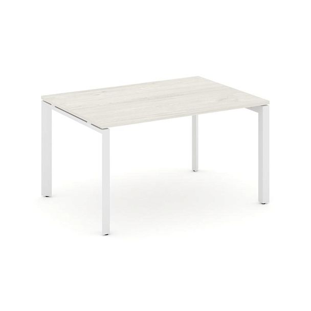 Style Project Next Стол переговорный SN-59P.SPRG-004.3 Дуб Наварра/Металл Белый 1580*980*750 - Вид 1