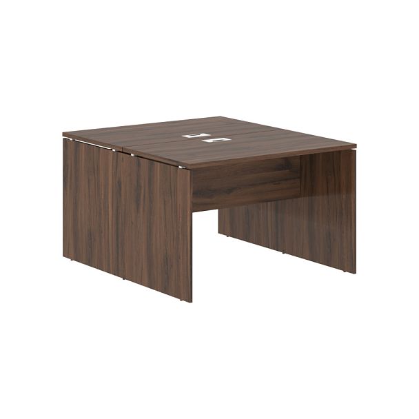 Стол двойной ED2ST 1167 Дуб Денвер тёмный/Белый 1160х1346х750 EDIS - Вид 1