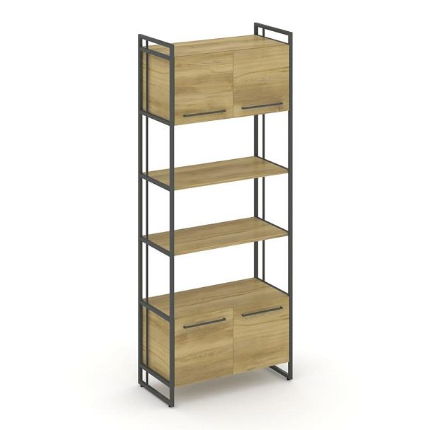 Rift Шкаф 5 ниш широкий RF.SS-54 Дуб Винченцо/Металл Антрацит 798*396*2010 - Вид 1