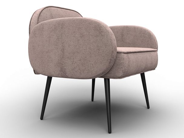 Кресло Лига-086 Велюр бежевый - Вид 3