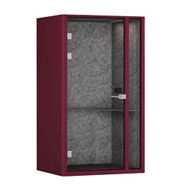 SoundCube RV UNO+ з/с-глухая  SDC-1.2-WA Бордовый/Морская галька/Антрацит/Прозрачный/Серый 1300*1070*2278 - Фото предпросмотра