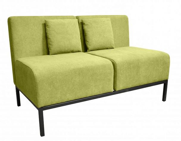 Диван "Стокгольм" двухместный зеленый - Вид 1
