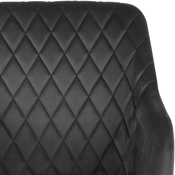 Барное поворотное кресло Барли К, черный H75/белый - Вид 8