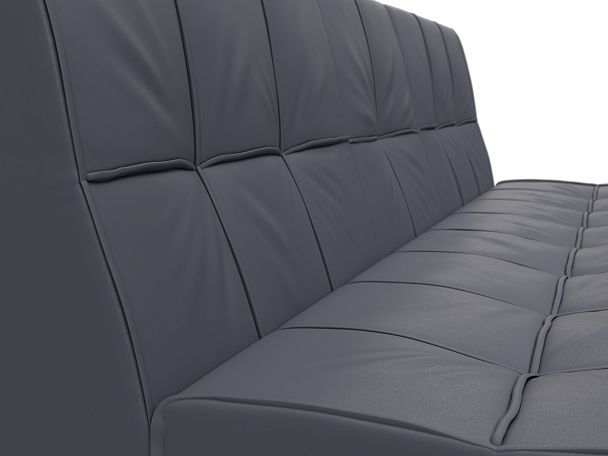 Диван прямой Винсент Экокожа серый - Вид 4