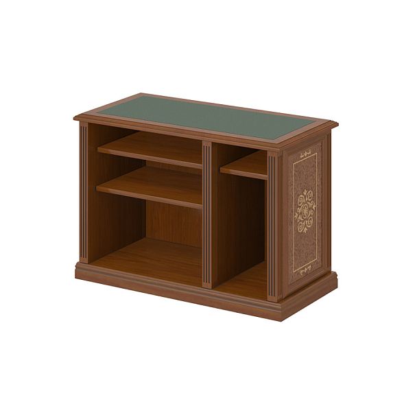 Стол компьютерный "Версаль люкс"  ПК-ВРЛ-СТК110Х55К/И3/2-В1-217 орех орвието - Вид 1