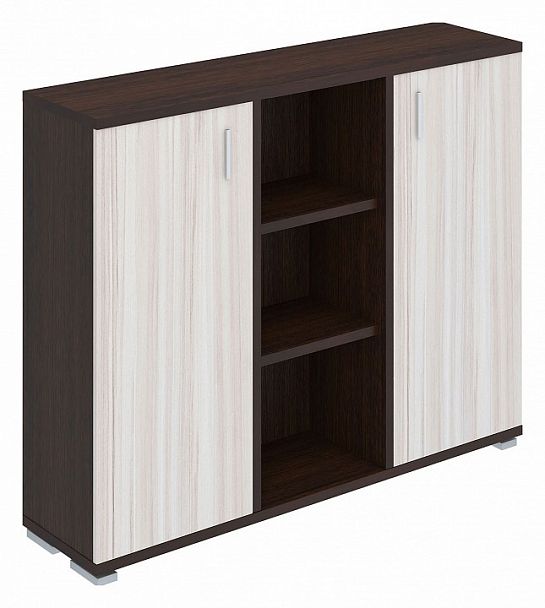 Тумба комбинированная Домино ПУ-60-3 Венге/Карамель - Вид 1
