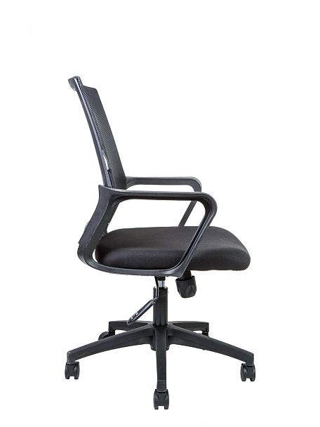 Кресло Бит LB / черный пластик / черная сетка / черная ткань - Вид 2