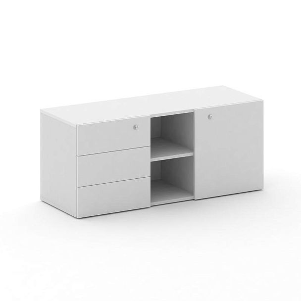 Греденция CRU.GR-1 Белый Бриллиант UM 1250*460*532 - Вид 1