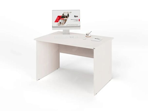 UNITY PС8-12 ДУБ МОЛОЧНЫЙ Офисный стол прямоугольный Прямой 1200х800х750 - Вид 2