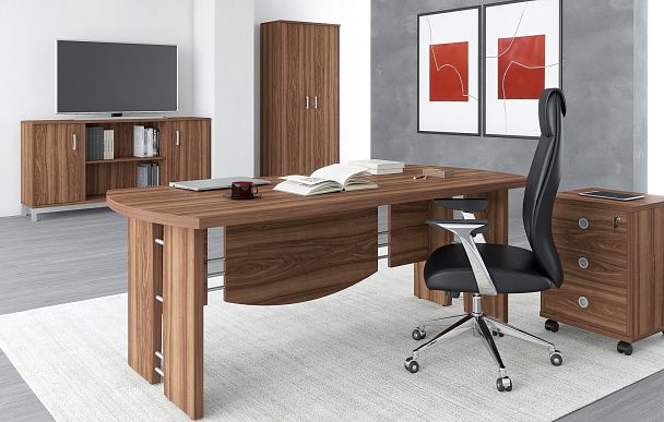 Тумба мобильная с дверью купе B 202.2A Дуб Бофорд 1200х500х660 BORN - Вид 2