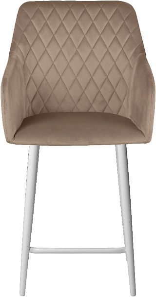 Комплект полубарных поворотных кресел Барли К, Confetti latte/белый, 3 шт. - Вид 3