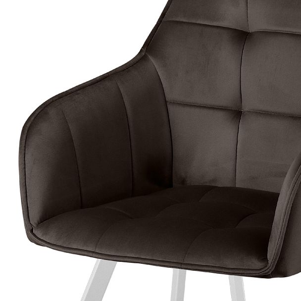 Комплект кресел поворотных Мони, Confetti stone/белый, 3 шт. - Вид 8