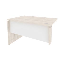 Onix Стол-приставка левый к опорным элементам O.SPR-2.8 (L) Денвер светлый/Белый бриллиант 1180*800*750 - Фото предпросмотра