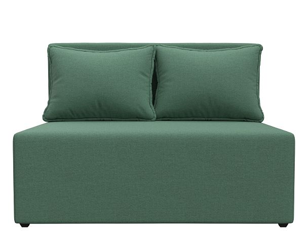 Диван прямой Лагуна Рогожка зеленый - Вид 2
