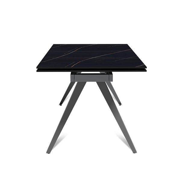 Стол раскладной Asti (160+40+40), керамика матовая Black Gold - Вид 3