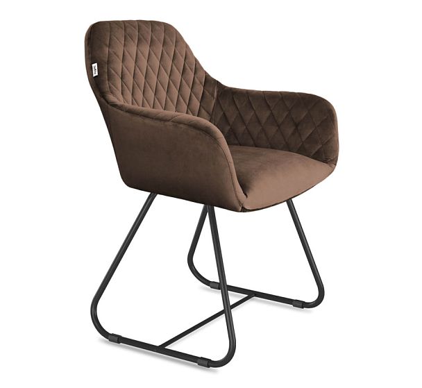 Стул Sheffilton SHT-ST38/S38 кофейный ликер/черный муар - Вид 1
