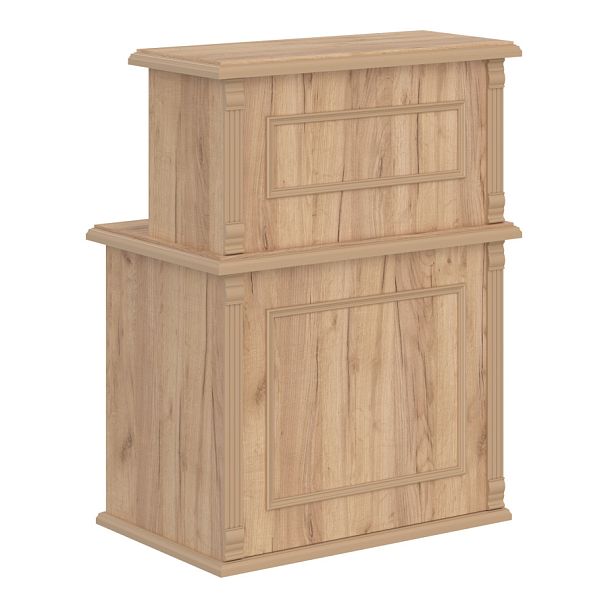 Стойка рецепция RMS 090 Дуб Бофорд 900х600х1200 RAUT - Вид 1