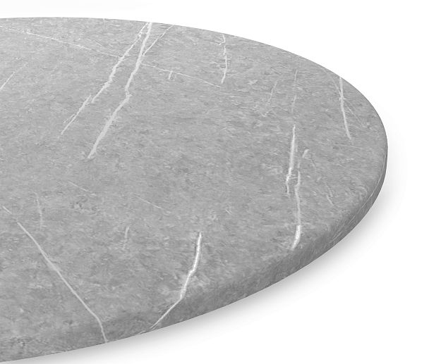 Стол Sheffilton SHT-TU9/TT 90 МДФ прозрачный лак/серый мрамор - Вид 4