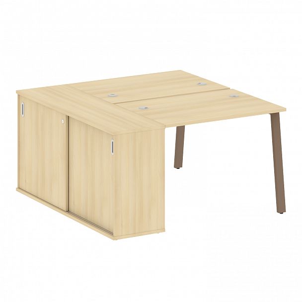 Рабочая станция "Metal System" БА.РС-СШК-1.1 акация/мокко - Вид 1