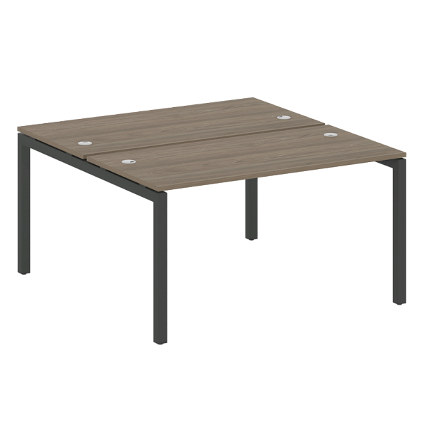 Metal System Quattro Р. ст. на П-образном м/к 50БП.РАС-СП-2.3 Вяз/Антрацит металл 1400*1475*750 - Вид 1