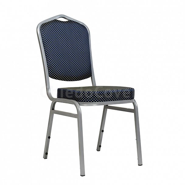 Стул Хит 20мм, серебро, корона синяя - Вид 2