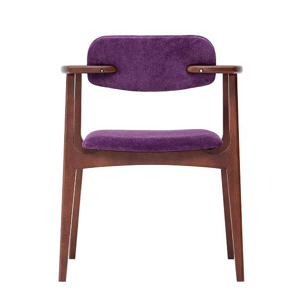 Стул Gavi, велюр Sharli 10, ножки бук морилка старинный орех - Вид 5