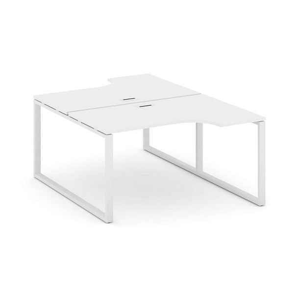 Стайл Проджект Рабочая станция эргоном. SN-6O.DRPA-001 Белый/Металл Белый 1380*1232/1992*750 - Вид 1