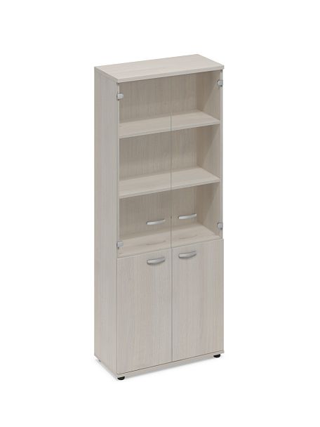 Шкаф стеклянные дверцы стенка ДСП A4 А4 9390 дуб шамони - Вид 1