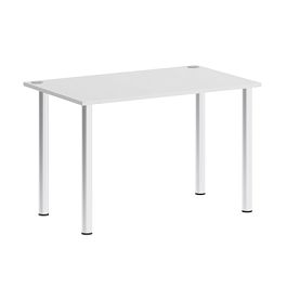 Home Office Стол письменный VR.SP-3-118 Белый бриллиант/Хром опоры 1180*720*750 - Фото предпросмотра