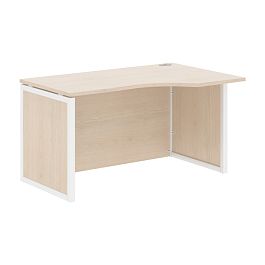 Стол эргономичный XQPCET 149H(R) Бук Тиара/Белый 1400х900х750 XTEN-QP - Фото предпросмотра