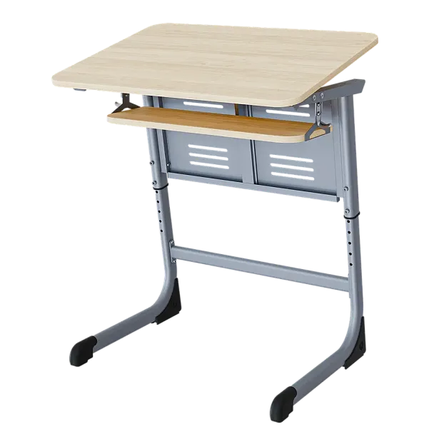 Парта Smart на плоскоовале 1М с РН (столеш.ЛДСП ЗУ, Экран ПЭ, Полка), гр.4-6 - Вид 3