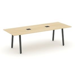 Style Project Direct Direct Стол переговорный SN-6A.SPRG-258 Акация Лорка/Металл Антрацит 2580*980*750 - Фото предпросмотра