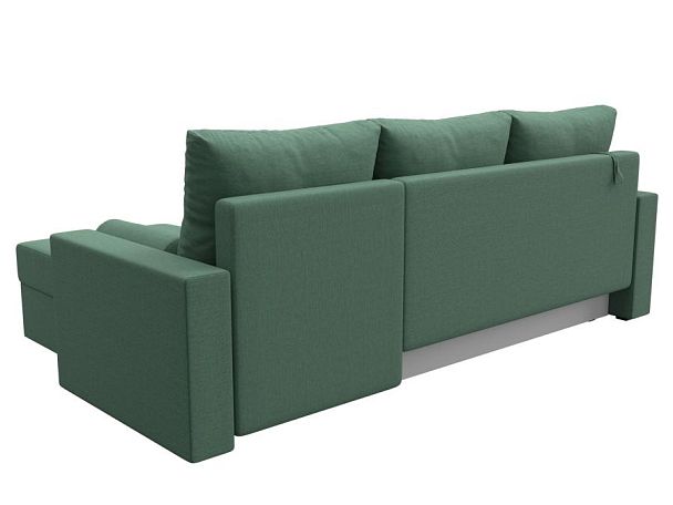 Диван угловой Верона Лайт правый угол Рогожка зеленый - Вид 6