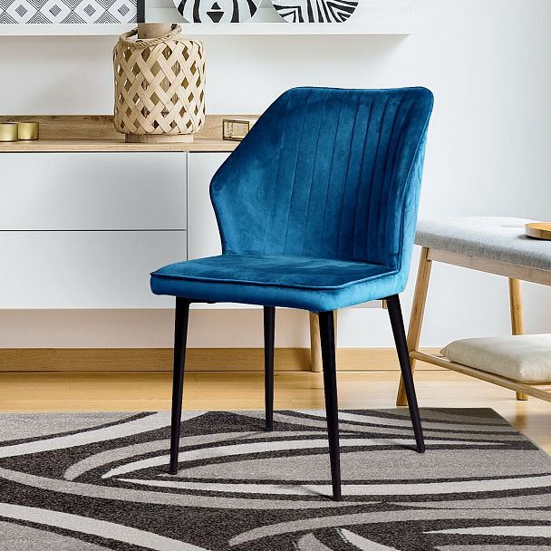Стул Berg, бархат синий 29 - Вид 7