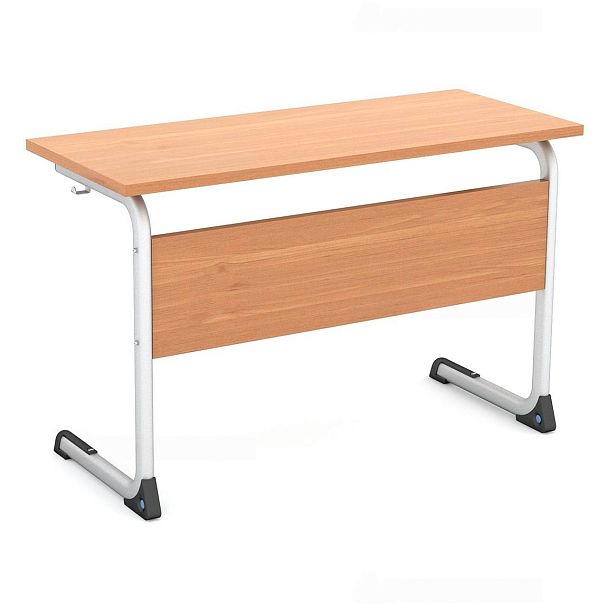 Стол ученический, нерегулируемый, 2-местный на плоскоовальной трубе, гр.6 - Вид 9