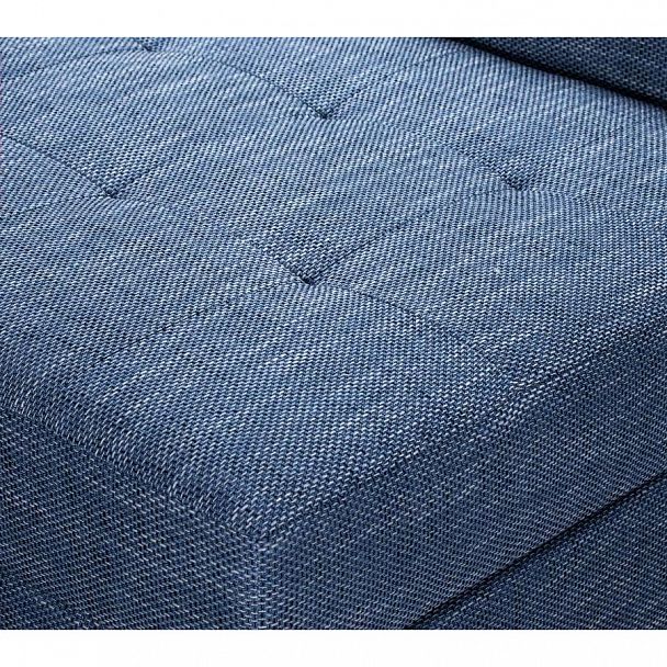 Угловой диван "Авеню" синий - Вид 3