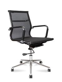 Кресло офисное / Хельмут LB / черная сетка - Фото предпросмотра