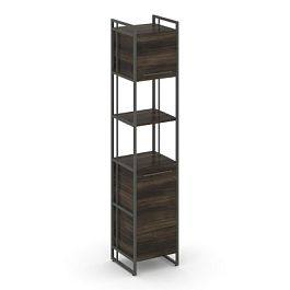 Rift Шкаф 5 ниш узкий RF.SU-53 (L) Дуб Мали/Металл Антрацит 420*396*2010 - Фото предпросмотра