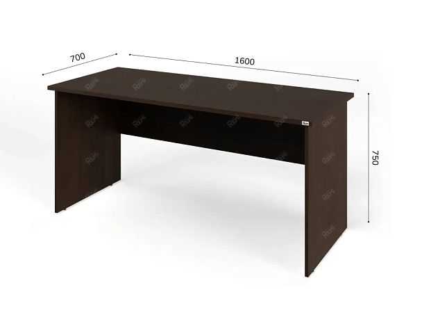 ЛАЙТ / LIGHT RLG002-16x7 Прямоугольный стол 160x70x75 Венге - Вид 2