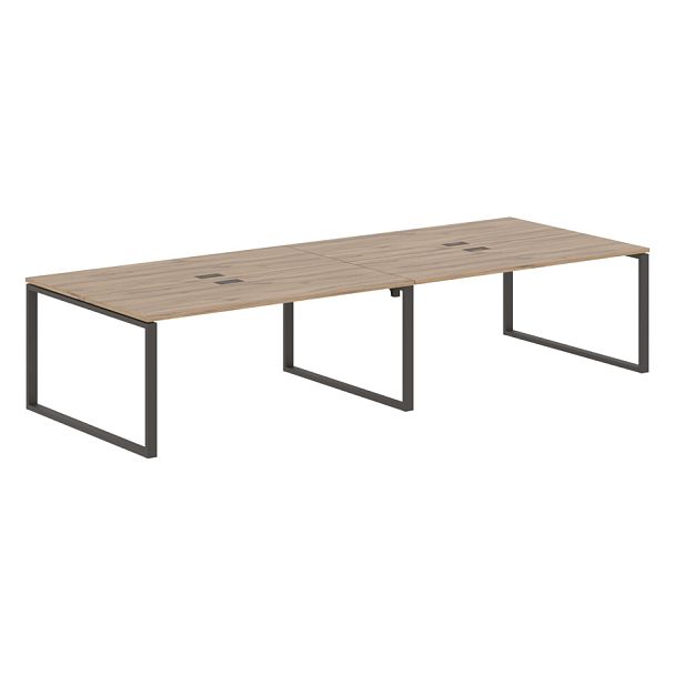 Стол 4-х местный EQWST 3513 Дуб Денвер светлый/Мокко 3526х1346х750 EDIS - Вид 1