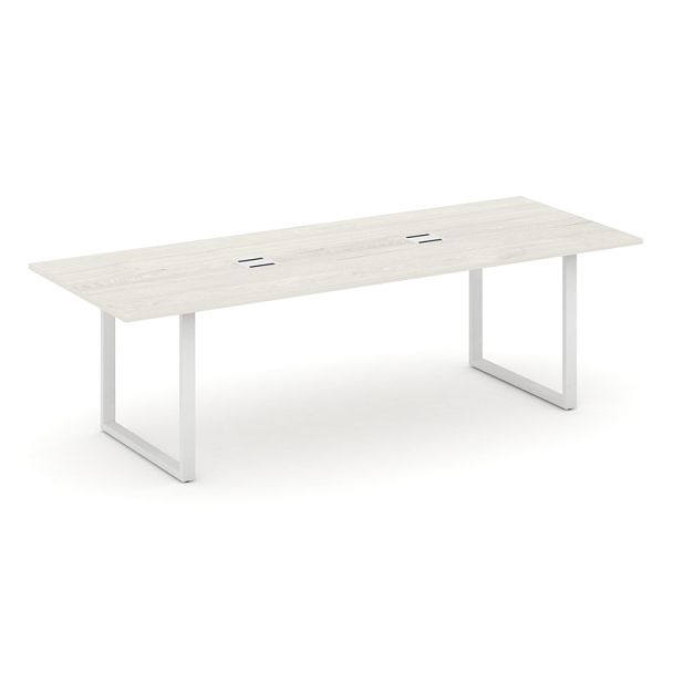 Style Project Direct Direct Стол переговорный SN-6O.SPRG-258 Дуб Наварра/Металл Белый 2580*980*750 - Вид 1