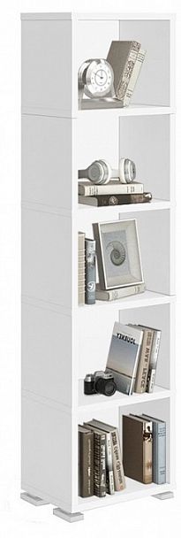 Стеллаж-колонка Домино СБ-15/5 Белый - Вид 2