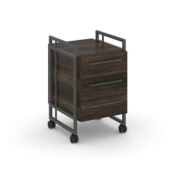 Rift Direct Тумба мобильная RF.TMR-001 Дуб Мали/Металл Антрацит 424*500*680 - Вид 1