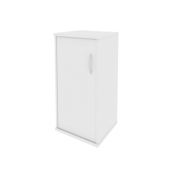 Riva Шкаф низкий узкий левый А.СУ-3.1 (L) Белый 404*365*828 - Вид 1