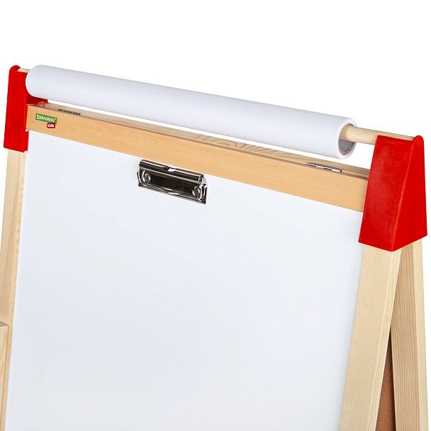 Мольберт растущий 3 в 1 для мела/магнитно-маркерный 50х50 см, бумага для рисования, BRAUBERG KIDS, 238150 - Вид 17