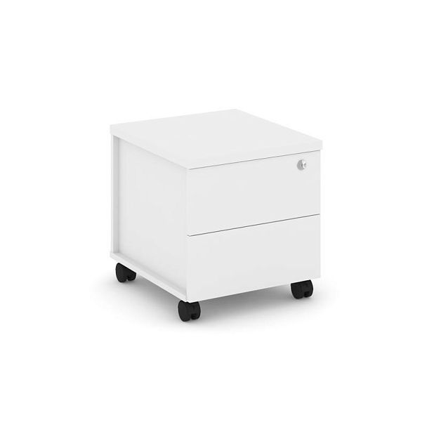 Стайл Проджект Тумба мобильная з/с ЛДСП SN.TM-005 Белый 416*460*437 - Вид 1