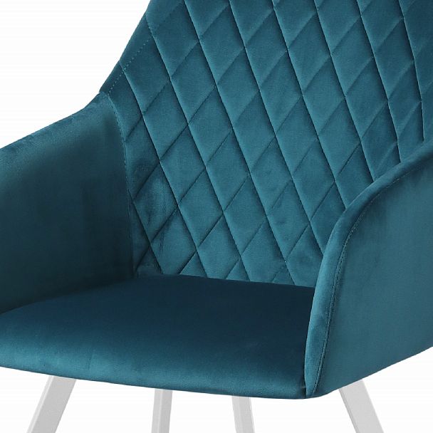 Комплект кресел поворотных Барли, Confetti izumrud/белый, 3 шт. - Вид 7