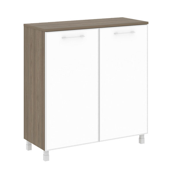 Yalta Шкаф квадратный LT.SD-1.4 R white Вяз/Стекло white 1098*452*1168 - Вид 1