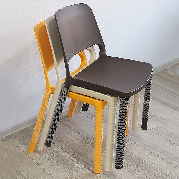 Стул Nuke A white, стопируемый - Вид 4